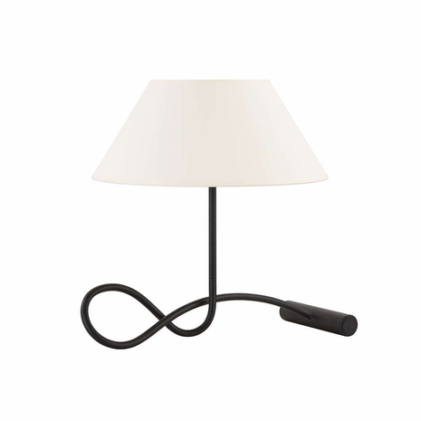 PTL1819-FOR Troy Lighting Alameda 2Lt Table Lamp with Forged Iron Finish