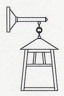RB-10 Arroyo Craftsman 10" Raymond Wall Mount