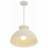 RES-10520-MT Crystorama Reese 1 Light Matte White Pendant