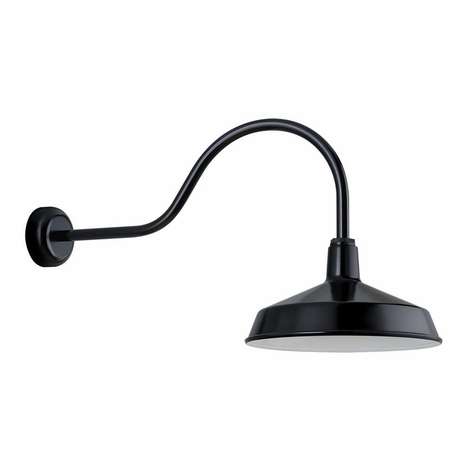 RS16MBK3LL30 Troy Lighting Ezra 1Lt Wall Sconce with Gloss Black Finish