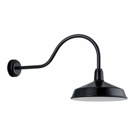 RS16MBK3LL30 Troy Lighting Ezra 1Lt Wall Sconce with Gloss Black Finish