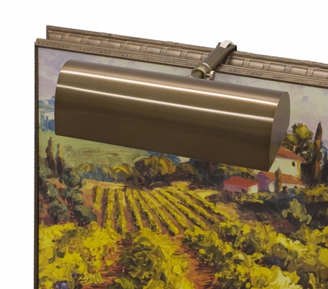 RT8-56 House of Troy Battery Operated 8" Statuary Bronzeronze Picture Light (DISCONTINUED ITEM!)
