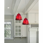 SAH12068 Dale Tiffany Rivera Hand Blown Art Glass Mini Pendant