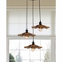 SAH15105 Dale Tiffany Burnt Sienna Hand Blown Art Glass Hanging Fixture