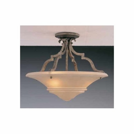 SF176PBR-DISC Murray Feiss Boulevard Bronze Semi-Flush SPECIAL PRICING!!