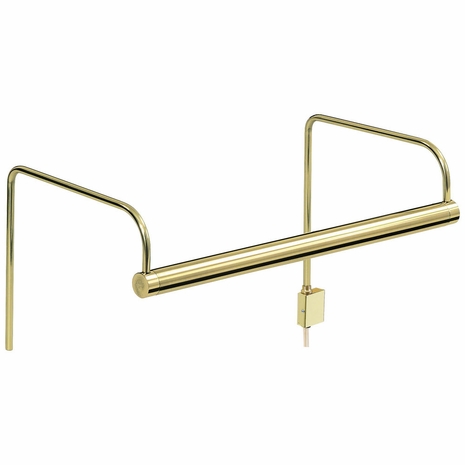 House of Troy SL6-61 Slim-Line Plug-In Picture Lights in Polished Brass