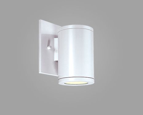 SS1020B CSL Lighting Silo 1 Light Wall Mount - Single In satin Aluminum Finish