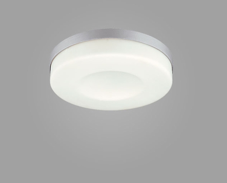 SS1034A CSL Lighting Impression 1 Light Flush Fluoresce In brushed Chrome Finish