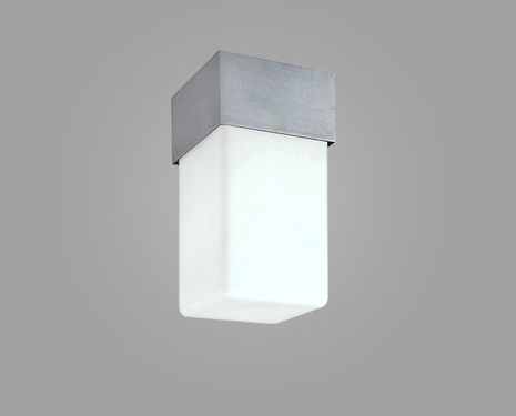 SS1035 CSL Lighting Distinct 1 Light Flush Fluorescent In satin Aluminum Finish