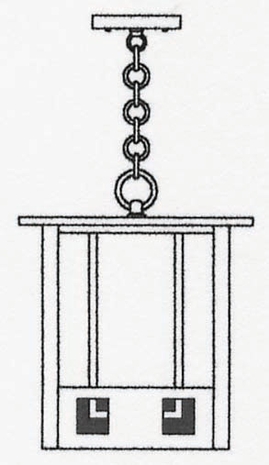SSH-11 Arroyo Craftsman Eleven-inch State Street Stem-Hung Hanging Pendant