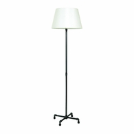 ST600-GT House of Troy Studio Industrial Granite Floor Lamp With Fabric Shade