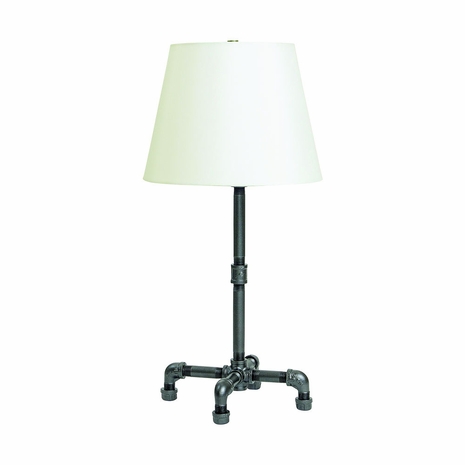 ST650-GT House of Troy Studio Industrial Granite Table Lamp With Fabric Shade