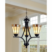 STH15083LED Springdale 17.75W 3-Light Sundance LED Tiffany Chandelier
