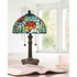 STT18146 Dale Tiffany Crimson Rose Tiffany Table Lamp