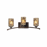 STW13016 Springdale 24.5W Knighton Tiffany Mosaic Art Glass Vanity Fixture