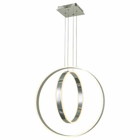 T1003-CH Thumprints Chrome Aria Pendant