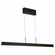 T1011-BK Thumprints Black Lennox Island Chandelier