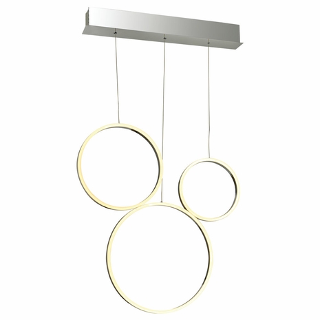 T1026-CH Thumprints Chrome Halo Pendant