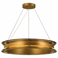 T1058-AG Thumprints Antique Gold Bristol Dining Chandelier