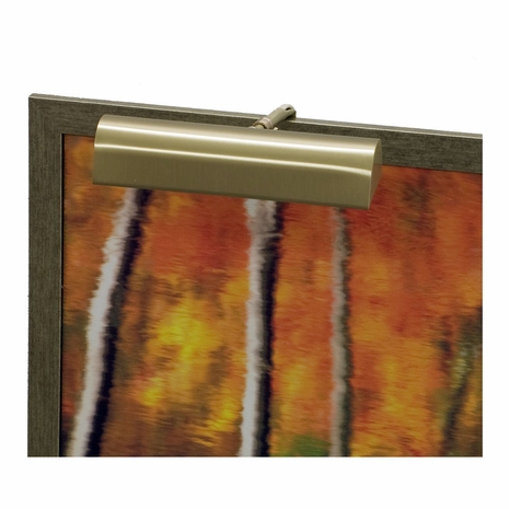 T9-51 House of Troy Traditional 9" Satin Brass Picture Light