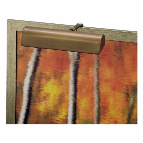 T9-76 House of Troy Traditional 9" Weathered Brass Picture Light