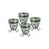 Dale Tiffany Facio Mosaic Candle Holder, Black