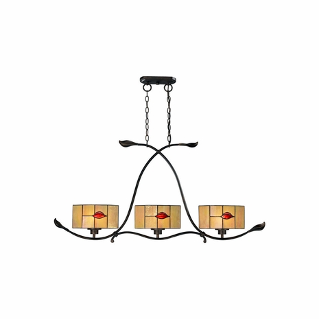 TH12451 Dale Tiffany Fantom Leaf Tiffany Hanging Fixture