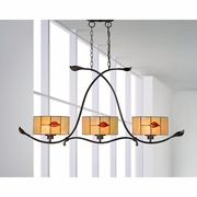 TH12451 Dale Tiffany Fantom Leaf Tiffany Hanging Fixture