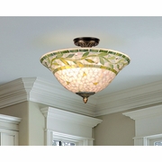 TH70655 Dale Tiffany Cadena Mosaic Flush Mount