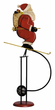 TM066 Authentic Models Skiing Santa Sky Hook