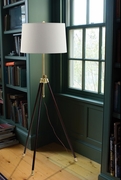 TR201-AB House of Troy Tripod Adjustable Floor Lamp Antique Brass