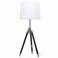 TR250-SN House of Troy Tripod Adjustable Table Lamp Satin Nickel