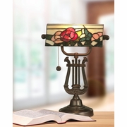 TT90186 Dale Tiffany Broadview Bank Tiffany Accent Table Lamp