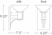 u07113 UltraLights Lighting Wall Sconce
