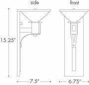 u07116 UltraLights Lighting Wall Sconce
