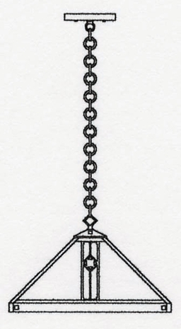UH-16 Arroyo Craftsman Sixteen-inch Utopian Hanging Pendant