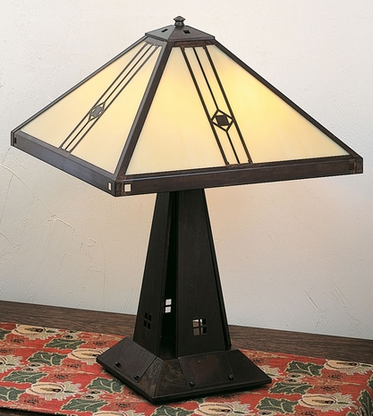 UTL-16 Arroyo Craftsman Sixteen-inch Utopian Table Lamp