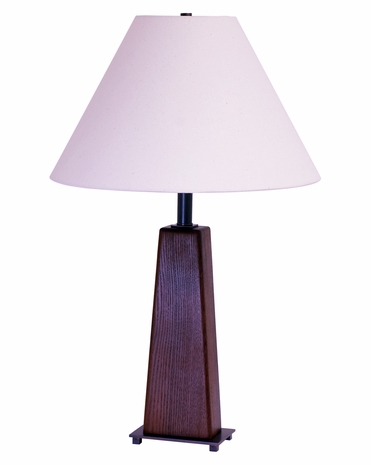 VH255A-OB House of Troy Vermont Carmelized Ash 28" Table Lamp with Oil Rubbed Bronze Accents