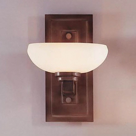 VS7501-BB-DISC Murray Feiss Modern Country Single Vanity Light in Burnished Bronze Finish Clearance Item