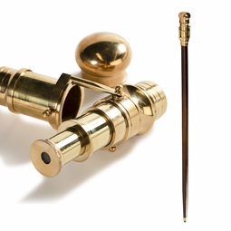 WS005 Authentic Models Telescope Walking Stick