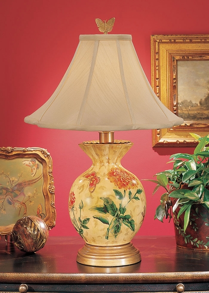 WW6614-R Wildwood Gathered Vase Lamp