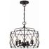 ZUC-A9030-EB-GA Crystorama Zucca 4 Light English Bronze + Antique Gold Lantern Chandelier