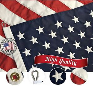 25'x40' Polyester American Flags<br>Made in USA