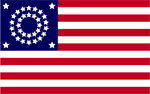 34 Star Circular US Flag