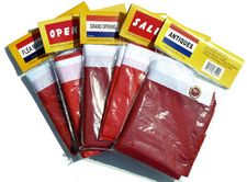 Advertising Flags - $3.95