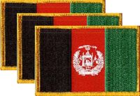 Afghanistan Flag Patch<br>Pack of 3