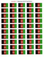 Afghanistan Sheet of 50 Stickers