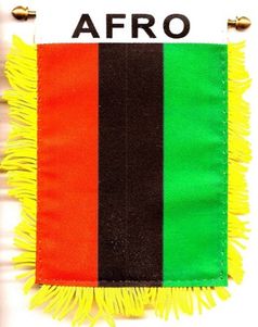 Afro American Mini Banners Pack of 3
