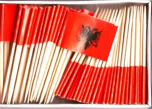 Albania Flag Toothpicks