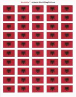 Albania Sheet of 50 Stickers